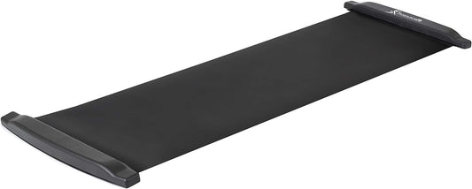 Slide Board Mat, Booties & Carrying Bag for Low-Impact Indoor Home Workouts and Sports Training